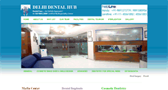 Desktop Screenshot of delhidentalhub.com